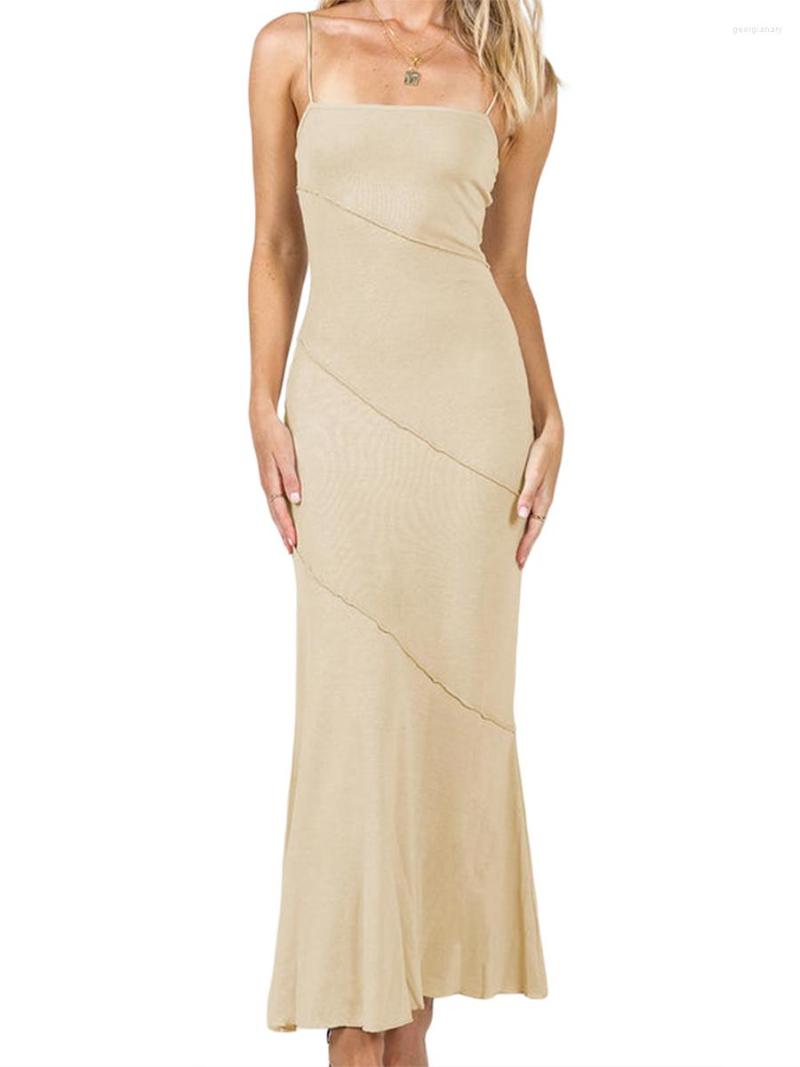 Casual Dresses Women Sexy Lounge Slip Long Dress Summer Loungewear For Spaghetti Strap Solid Color Stitch, Brown
Casual Dresses Women Sexy Lounge Slip Long Dress Summer Loungewear For Spaghetti Strap Solid Color Stitch, Brown