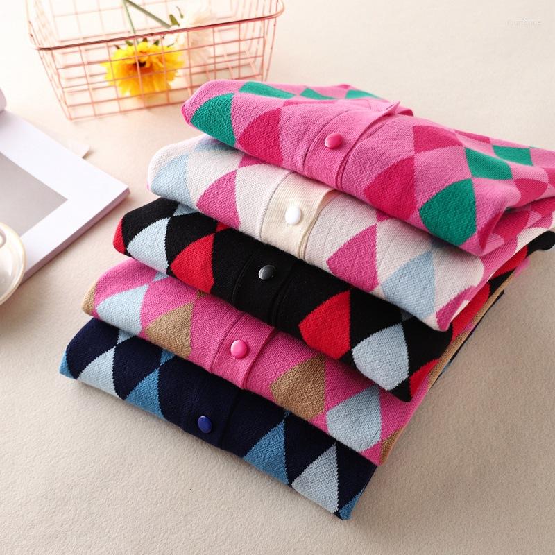 Women's Knits Spring Vintage Argyle Cardigan Top Women Casual Full Sleeve Single Breasted Knitted Outerwear Ladies 2023 Leisure Cardigans, Green
Women's Knits Spring Vintage Argyle Cardigan Top Women Casual Full Sleeve Single Breasted Knitted Outerwear Ladies 2023 Leisure Cardigans, Green