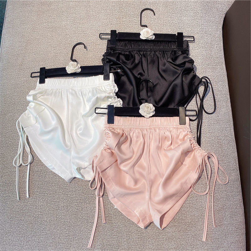 Womens Shorts Sexy Summer Thin High Waist Drawstring White Casual Black Pink Wild Pantalones Cortos De Mujer Sweat 230508
Womens Shorts Sexy Summer Thin High Waist Drawstring White Casual Black Pink Wild Pantalones Cortos De Mujer Sweat 230508