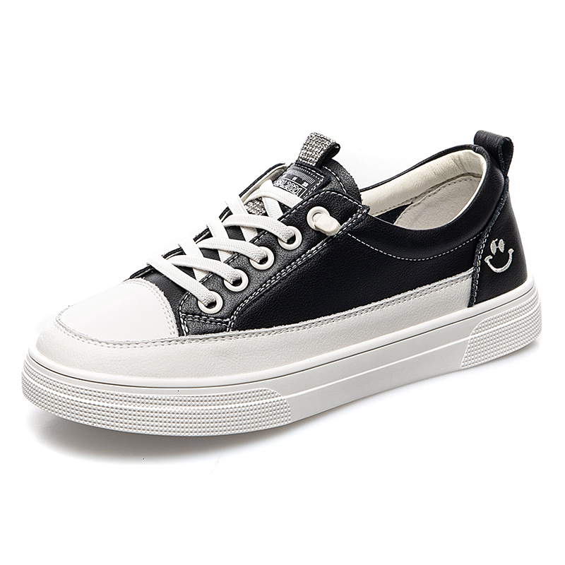 Dress Shoes White Women's Sports Genuine Leather Flat Female Fashion Tennis 2023 Trend Casual Sneaker Luxury Comfortable In 230509, Black
Dress Shoes White Women's Sports Genuine Leather Flat Female Fashion Tennis 2023 Trend Casual Sneaker Luxury Comfortable In 230509, Black
