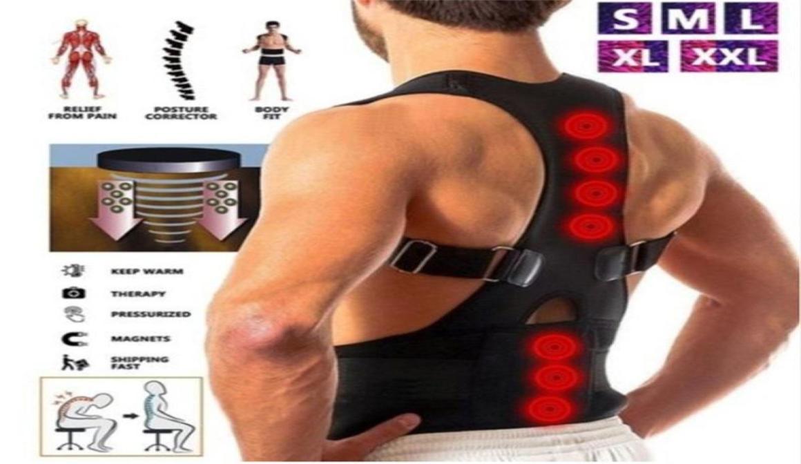 Adult Back Corset Shoulder Lumbar Posture Corrector Bandage Spine Support Belt Magnetic Therapy Correction5606543, Blue
Adult Back Corset Shoulder Lumbar Posture Corrector Bandage Spine Support Belt Magnetic Therapy Correction5606543, Blue