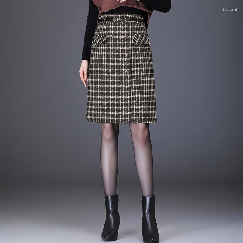 Skirts Women Elegant Chic Slim Casual Korean Plaid Bodycon Skirt Autumn Winter Office Lady High Waist Knee-length Pencil
Skirts Women Elegant Chic Slim Casual Korean Plaid Bodycon Skirt Autumn Winter Office Lady High Waist Knee-length Pencil