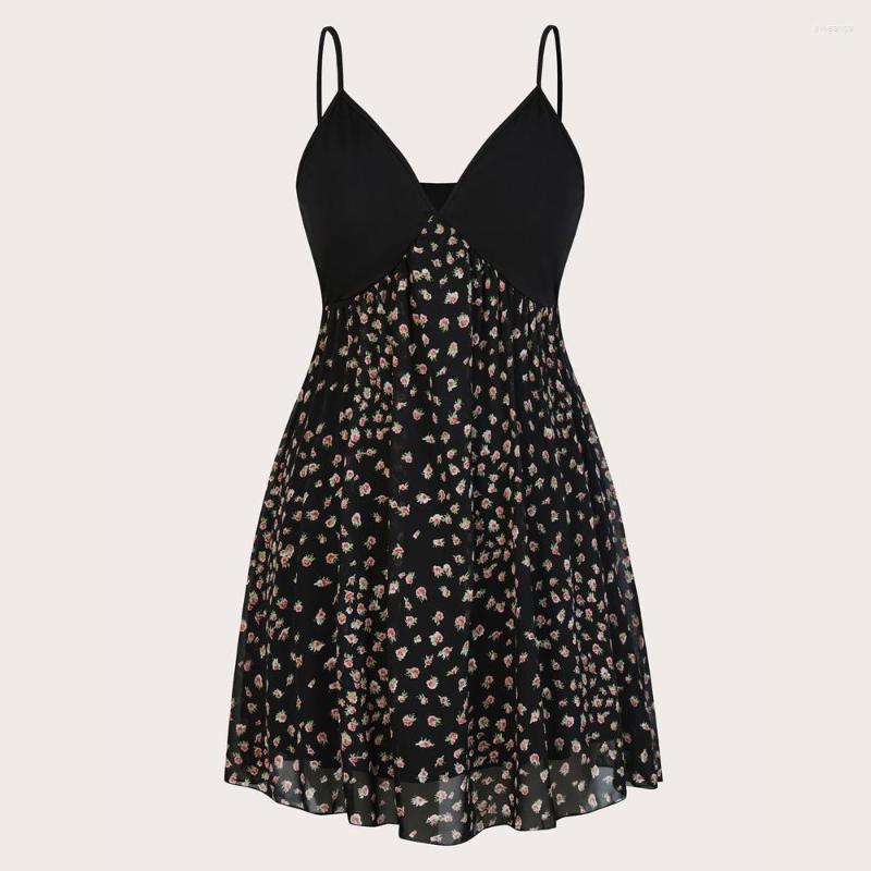 Plus Size Dresses Mini For Chubby Women 4XL Summer 2023 Floral Print Sleeveless Sexy Elegant Large Evening Party, Black
Plus Size Dresses Mini For Chubby Women 4XL Summer 2023 Floral Print Sleeveless Sexy Elegant Large Evening Party, Black