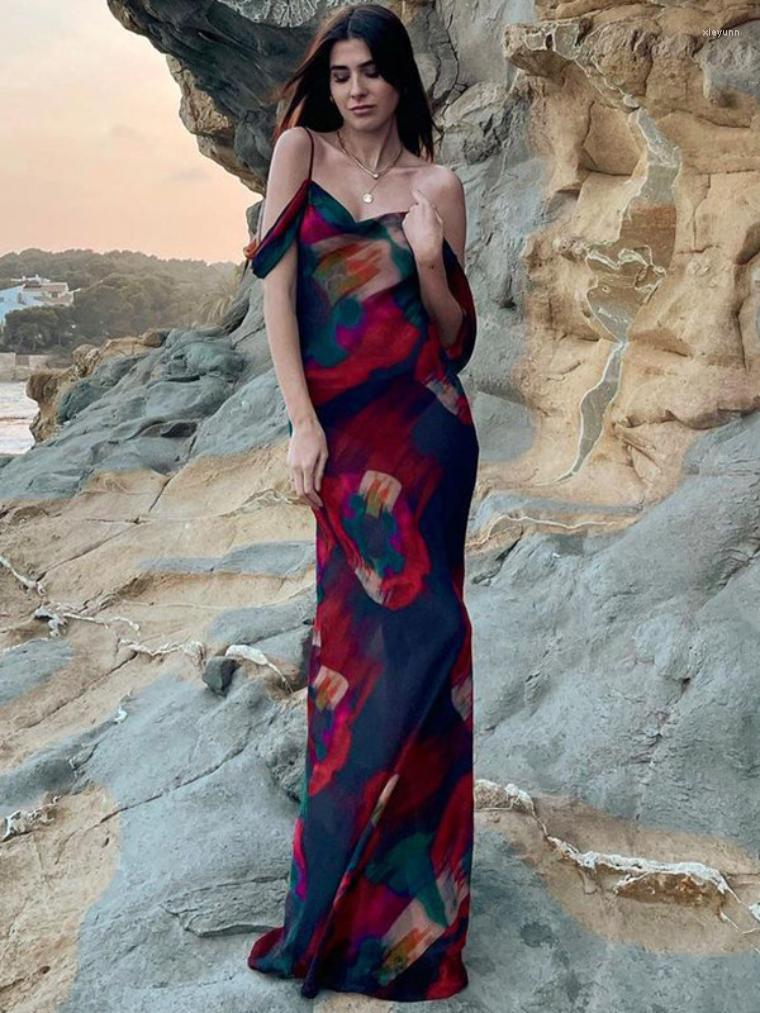 Casual Dresses Women' Sleeveless High Waist Floral Print Evening Party Long 2023 Summer Elegant Maxi Beach Holiday Dress
Casual Dresses Women' Sleeveless High Waist Floral Print Evening Party Long 2023 Summer Elegant Maxi Beach Holiday Dress