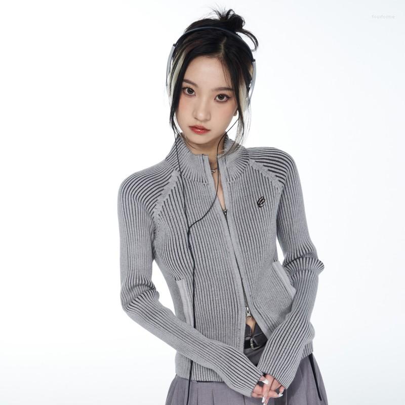 Women' Knits Vintage Double Zip Street Long Knitted Cardigan Women Coat Spring Cool Girl Autumn Slim Sweaters Y2k Aesthetic Jackets 2023, Gray
Women' Knits Vintage Double Zip Street Long Knitted Cardigan Women Coat Spring Cool Girl Autumn Slim Sweaters Y2k Aesthetic Jackets 2023, Gray