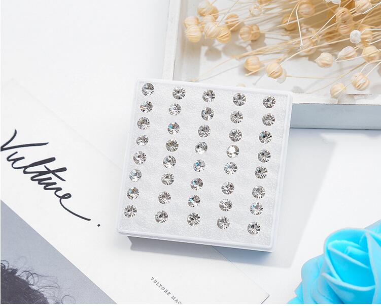 Mixed wholesale (100pair/lot)2~6mm diameter High imitation diamond earrings Inlaid diamond Super Shiny white Stud Resin material for allergy prevention Jewelry Stud
Mixed wholesale (100pair/lot)2~6mm diameter High imitation diamond earrings Inlaid diamond Super Shiny white Stud Resin material for allergy prevention Jewelry Stud