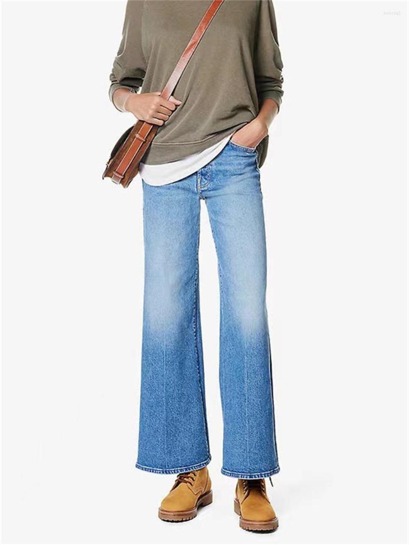 Women's Jeans Early Spring Women Pockets Letter Embroidery Decoration Pants Female High Waist Stretch Slim Flared Lady Blue Trouser
Women's Jeans Early Spring Women Pockets Letter Embroidery Decoration Pants Female High Waist Stretch Slim Flared Lady Blue Trouser