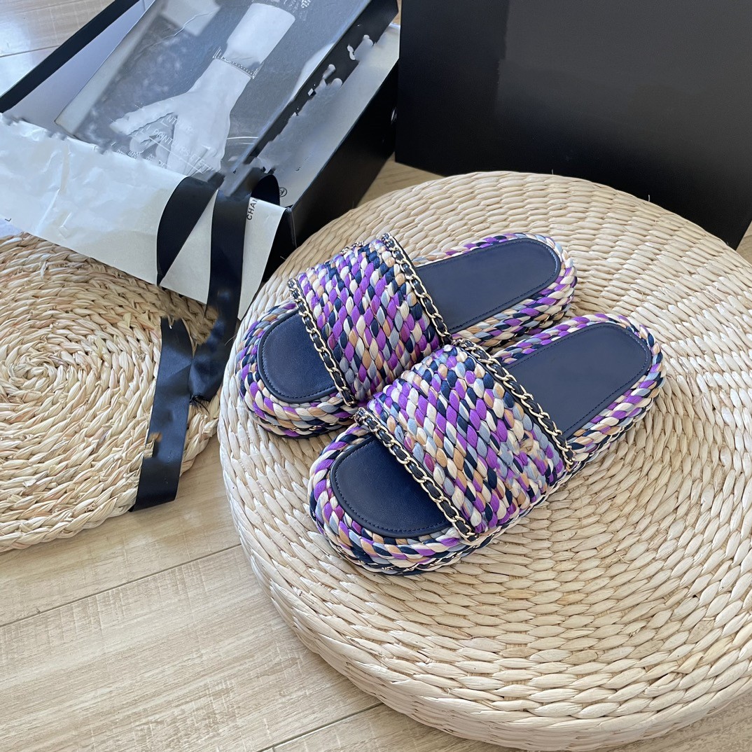 Designer slides C buckle slipper sandals High version small fragrant wind slippers for women new thick bottom chain woven braided flat bottom one-line hemp rope shoes, Xrchan1
Designer slides C buckle slipper sandals High version small fragrant wind slippers for women new thick bottom chain woven braided flat bottom one-line hemp rope shoes, Xrchan1