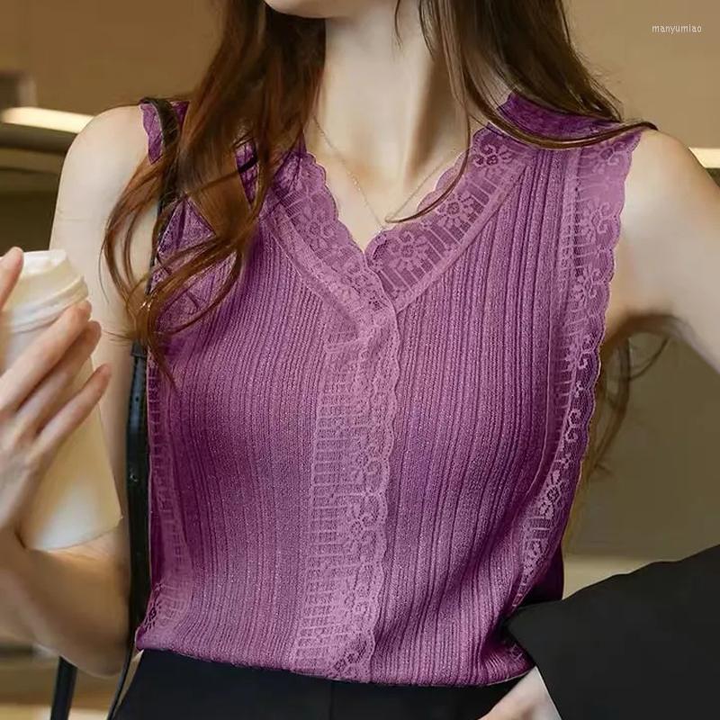 Women's Tanks Lace Tank Top Women Sleeveless Vests Crochet Knitting Pink Aesthetic Korean Fashion Summer Clothes For Tube
Women's Tanks Lace Tank Top Women Sleeveless Vests Crochet Knitting Pink Aesthetic Korean Fashion Summer Clothes For Tube