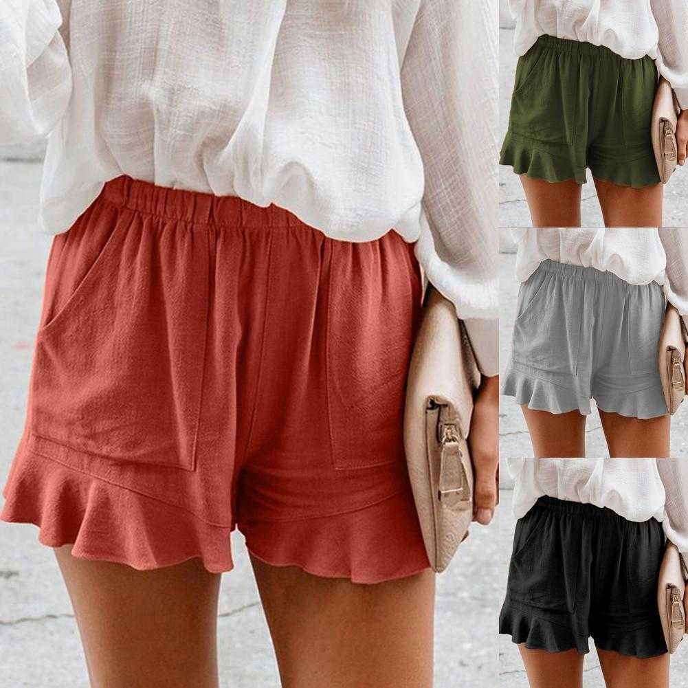 Women's Shorts All Match Trendy Lotus Leaf Edge Short Pants Lightweight Girl Shorts Elastic for Daily Wear AA230508, Khaki
Women's Shorts All Match Trendy Lotus Leaf Edge Short Pants Lightweight Girl Shorts Elastic for Daily Wear AA230508, Khaki