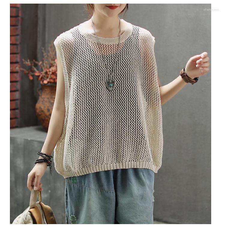Women's Tanks 2023 Female Summer And Beiginning Autumn Plus Size Knitted Moustache Empty Round Neck Sleeveless Retro Literary Loose Vest, Black
Women's Tanks 2023 Female Summer And Beiginning Autumn Plus Size Knitted Moustache Empty Round Neck Sleeveless Retro Literary Loose Vest, Black