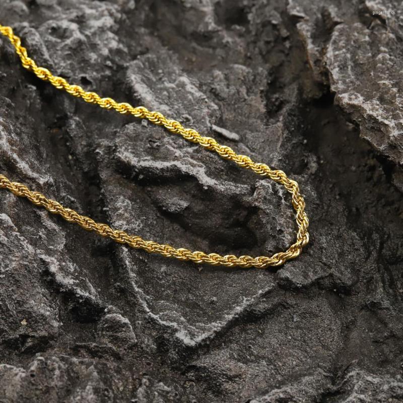 Chains High-quality Hip Hop Gold Black Color Stainless Steel 5mm Rope Chain Men Necklace Women Necklaces For Jewelry Gift
Chains High-quality Hip Hop Gold Black Color Stainless Steel 5mm Rope Chain Men Necklace Women Necklaces For Jewelry Gift