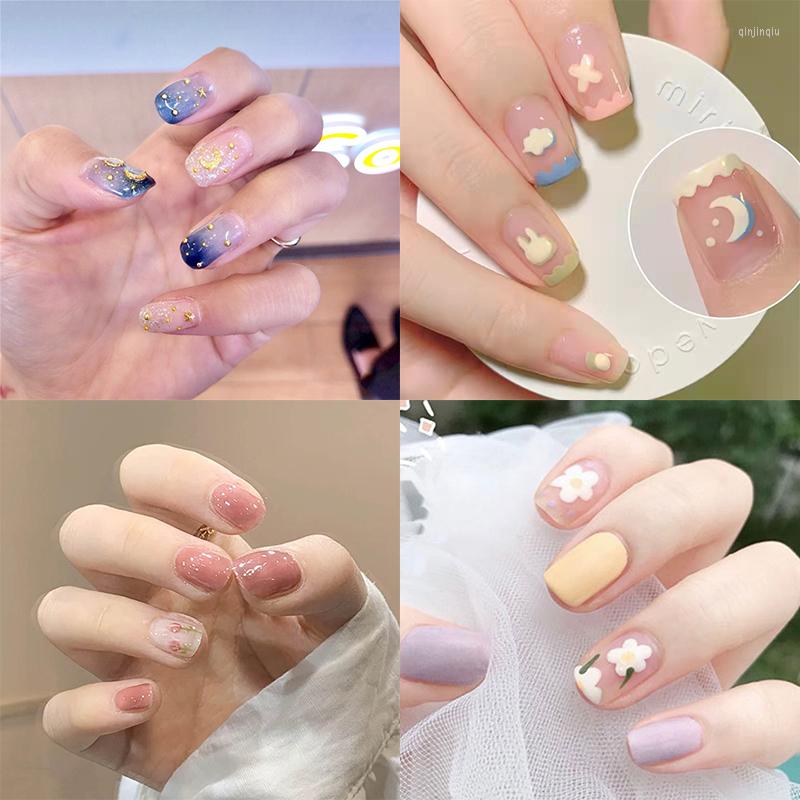 False Nails 4 Boxes/Lot(96pcs) Cute Short Fake Kit Full Cover Press On Tips For Decoration Artificial Art, Cute nails-set 05
False Nails 4 Boxes/Lot(96pcs) Cute Short Fake Kit Full Cover Press On Tips For Decoration Artificial Art, Cute nails-set 05