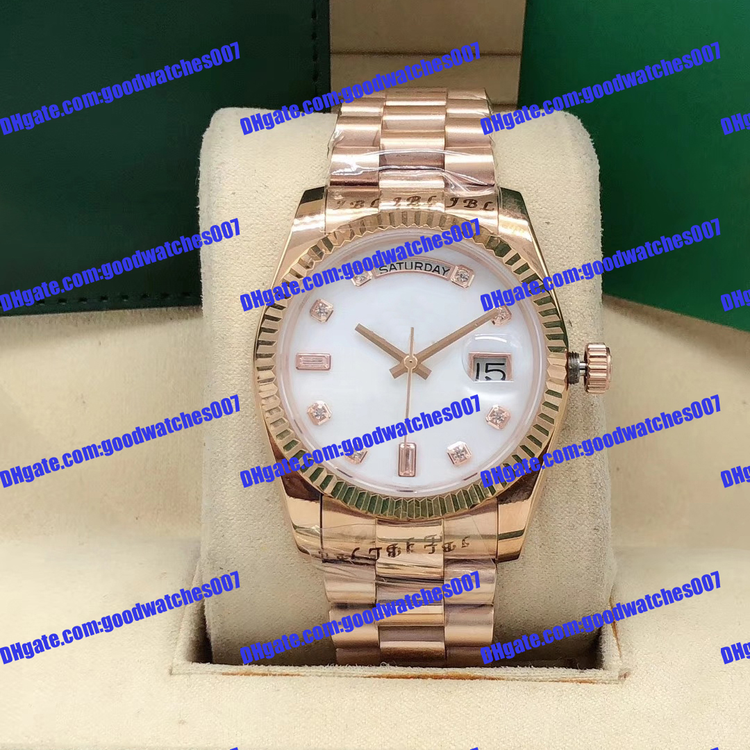 luxury men's watch 2813 automatic mechanism 128235 128238 rose gold watch 36mm white diamond dial sapphire glass watch 278243 fashionable women's watch Day Date watch, White 2
luxury men's watch 2813 automatic mechanism 128235 128238 rose gold watch 36mm white diamond dial sapphire glass watch 278243 fashionable women's watch Day Date watch, White 2