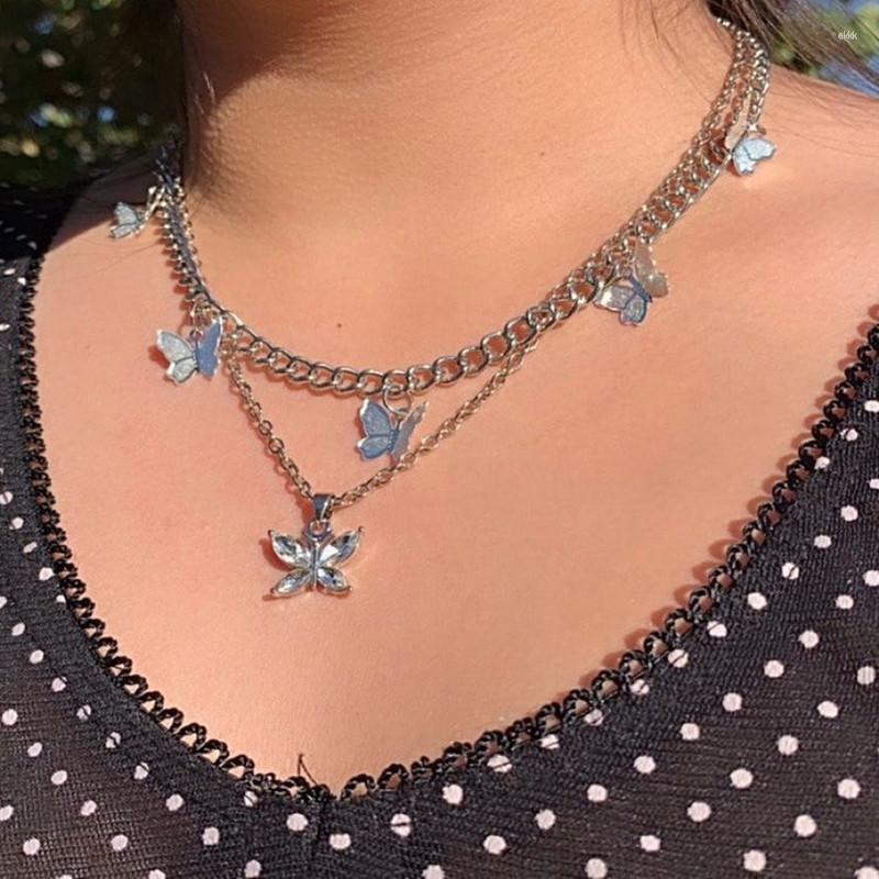 Pendant Necklaces Sweet Women Fashion Crystal Butterfly Necklace Trendy Clavicle Chain Jewelry Accessories
Pendant Necklaces Sweet Women Fashion Crystal Butterfly Necklace Trendy Clavicle Chain Jewelry Accessories