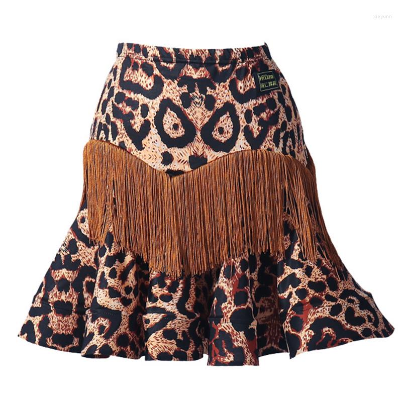 Stage Wear Latin Dance Skirt Women Sexy Salsa Tango Samba Costumes Dancing Clothes Leopard Fringe Stitching Practice, As the picture
Stage Wear Latin Dance Skirt Women Sexy Salsa Tango Samba Costumes Dancing Clothes Leopard Fringe Stitching Practice, As the picture