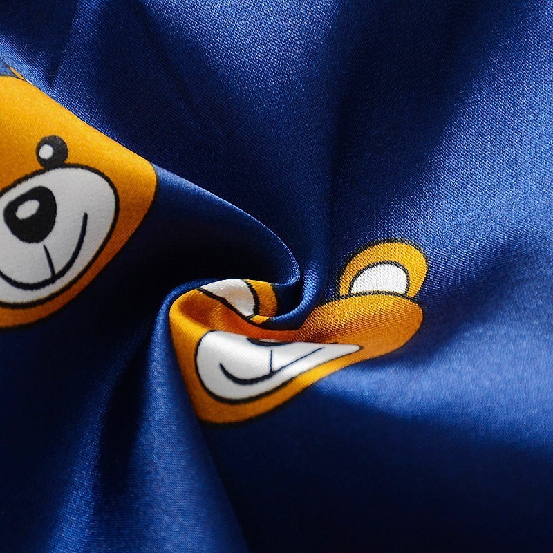 Pajamas Toddler Silk Satin Pajamas Pyjamas Set Baby Sleepwear Pijama Pajamas Suit Boys Girls Sleep Two Piece Set Autumn Kids Loungewear 230509