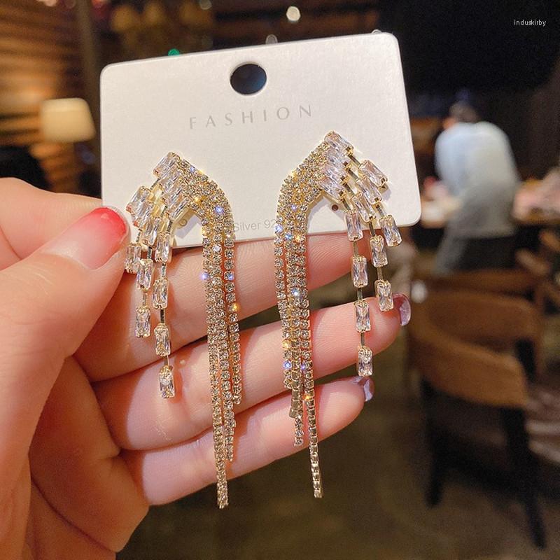 Dangle Earrings 2023 Full Rhinestone Geometric Long Tassel For Women Personality Fashion Wedding Jewelry Birthday Gifts
Dangle Earrings 2023 Full Rhinestone Geometric Long Tassel For Women Personality Fashion Wedding Jewelry Birthday Gifts