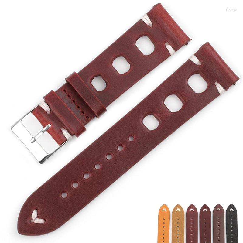 Watch Bands Genuine Leather Strap Porous Breathable Watchband 18mm 20mm 22mm 24mm Handmade Stitching Bracelets Replacement
Watch Bands Genuine Leather Strap Porous Breathable Watchband 18mm 20mm 22mm 24mm Handmade Stitching Bracelets Replacement