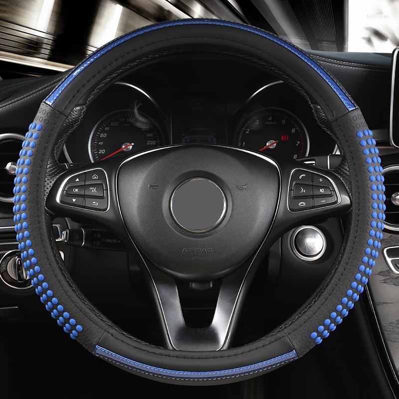 Steering Wheel Covers ZHOUSHENGLEE Leather Car Cover For All Models Captur Megane Scenic Kadjar Fluence Laguna Koleos Espace
Steering Wheel Covers ZHOUSHENGLEE Leather Car Cover For All Models Captur Megane Scenic Kadjar Fluence Laguna Koleos Espace