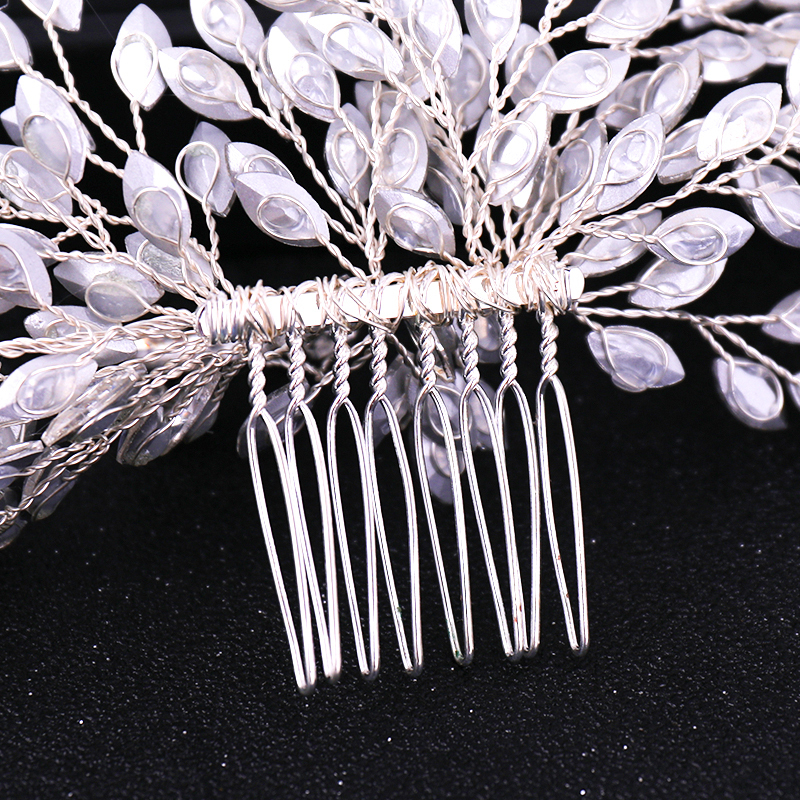 Wedding Hair Jewelry Double Comb Bridal Headband Accessories Crystal band 230508