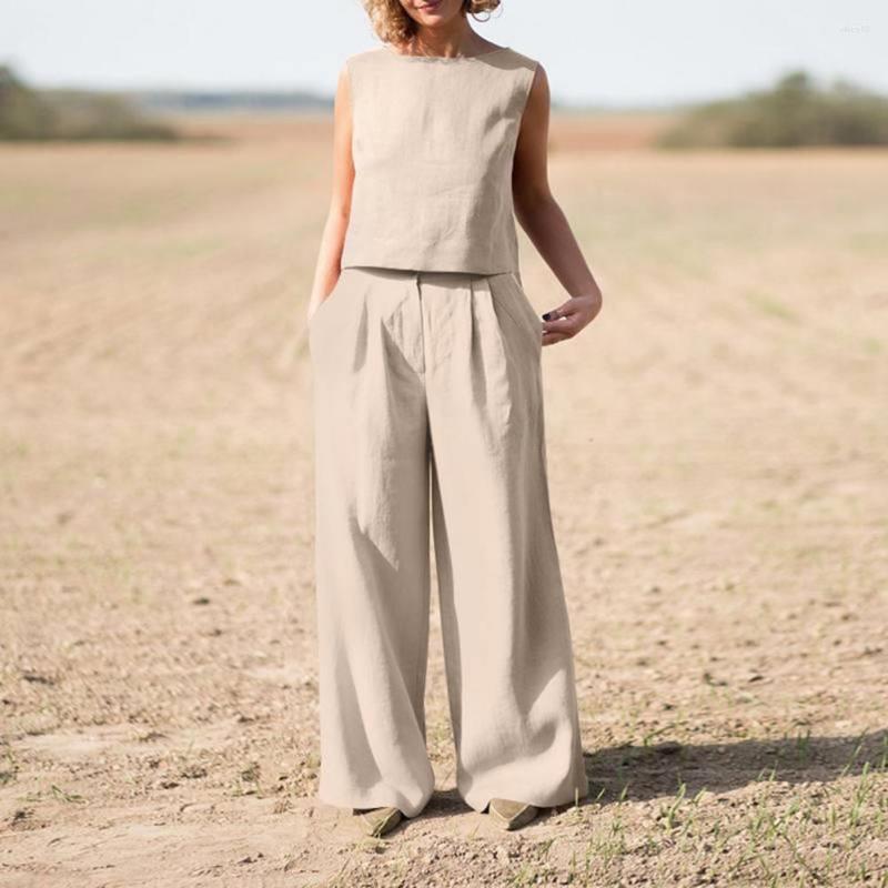 Women's Two Piece Pants Summer Loose O-Neck Top Wide Leg Elegant Pullover Suit Women Harajuku Style Cotton Linen, Orange
Women's Two Piece Pants Summer Loose O-Neck Top Wide Leg Elegant Pullover Suit Women Harajuku Style Cotton Linen, Orange