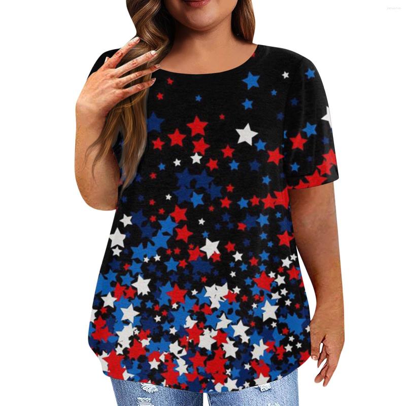 Women's Blouses Womens Tops Short Sleeve Shirts O Neck Tunic America Flag Print Summer Tees Crop Women, Black
Women's Blouses Womens Tops Short Sleeve Shirts O Neck Tunic America Flag Print Summer Tees Crop Women, Black