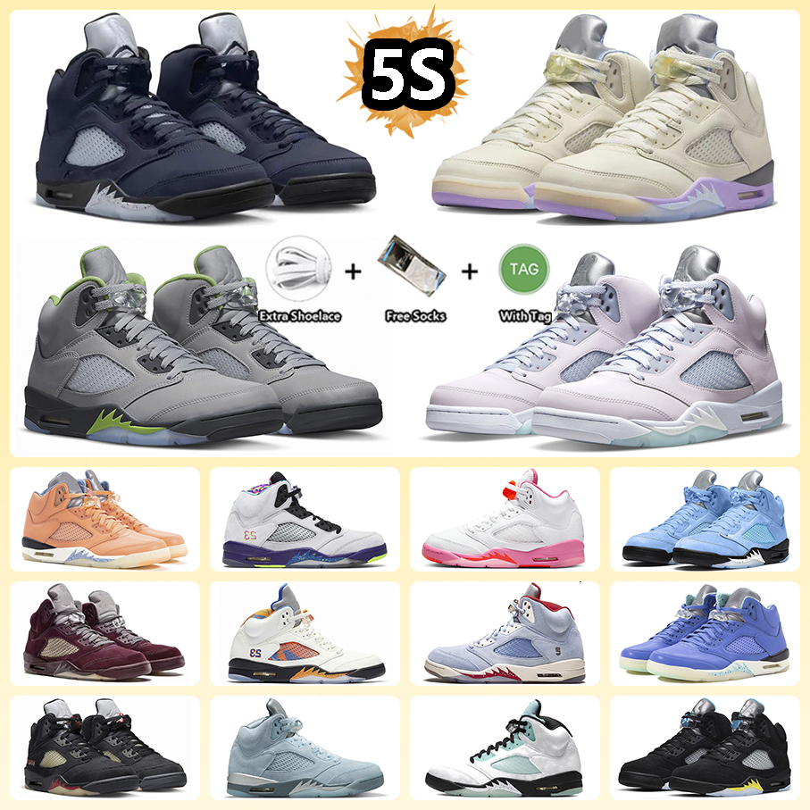 Jumpman 5 UNC Basketball Shoes 5s we the best Sail Burgundy Crimson Bliss Easter Green Bean Pinksicle Alternate Ice Blue Island Green Sneaker for Men and Women, Item#15
Jumpman 5 UNC Basketball Shoes 5s we the best Sail Burgundy Crimson Bliss Easter Green Bean Pinksicle Alternate Ice Blue Island Green Sneaker for Men and Women, Item#15