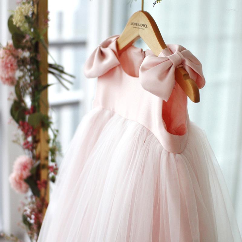Girl Dresses 2023 Sweet Girls Ball Gown Solid Bow Lace Birthday Prom Net Yarn Dress Sleeveless Princess Party Round Neck Elegant, Pink
Girl Dresses 2023 Sweet Girls Ball Gown Solid Bow Lace Birthday Prom Net Yarn Dress Sleeveless Princess Party Round Neck Elegant, Pink