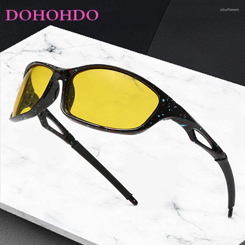 Sunglasses Polarized Night Vision Men Glasses Wrapped Around Spot UV Protection Sport Driving Riding Fishing Outdoor Goggles
Sunglasses Polarized Night Vision Men Glasses Wrapped Around Spot UV Protection Sport Driving Riding Fishing Outdoor Goggles