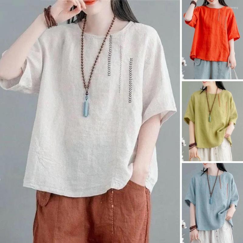Women's T Shirts O-Neck Half Sleeve Women Shirt Loose Fit Thin Breathable Embroidery Print Retro Top Pullover Vintage Blouse Streetwear, Beige
Women's T Shirts O-Neck Half Sleeve Women Shirt Loose Fit Thin Breathable Embroidery Print Retro Top Pullover Vintage Blouse Streetwear, Beige