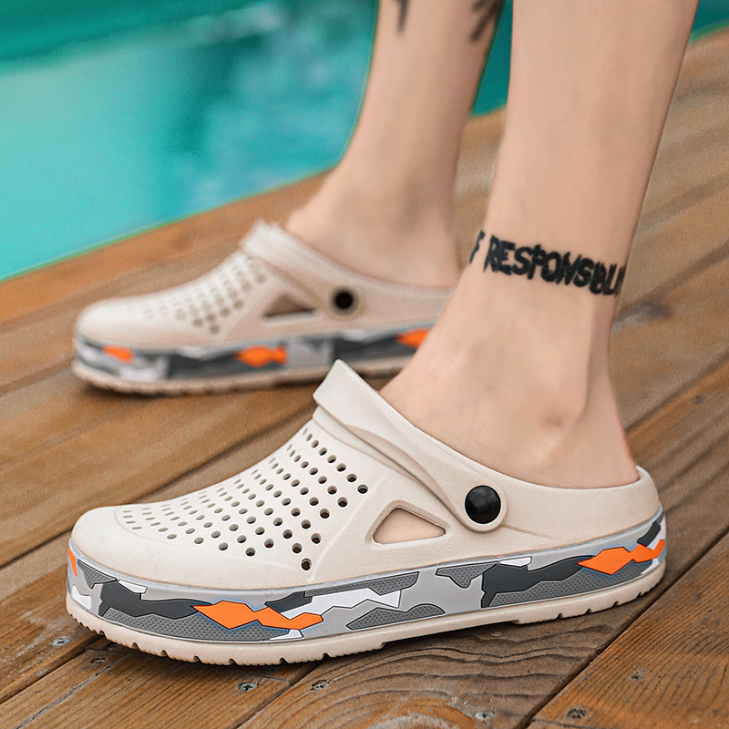 Sandals Summer Men Casual Clogs Shoes Zapatos Hombre Arch Support Thick Sole Garden Outdoor Beach Slippers Sapato Feminino 230508, Grey
Sandals Summer Men Casual Clogs Shoes Zapatos Hombre Arch Support Thick Sole Garden Outdoor Beach Slippers Sapato Feminino 230508, Grey