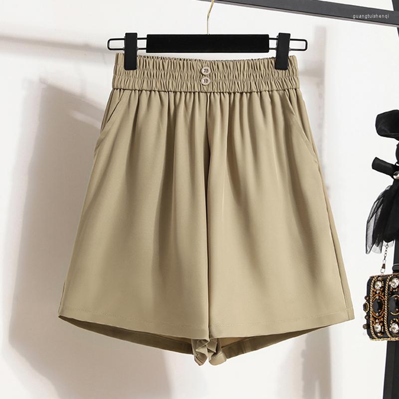 Women's Shorts Women Summer Casual Korean Style Loose Wide Leg Short Mujer Elastic Waist High Feminino Pantalones Cortos, Black
Women's Shorts Women Summer Casual Korean Style Loose Wide Leg Short Mujer Elastic Waist High Feminino Pantalones Cortos, Black