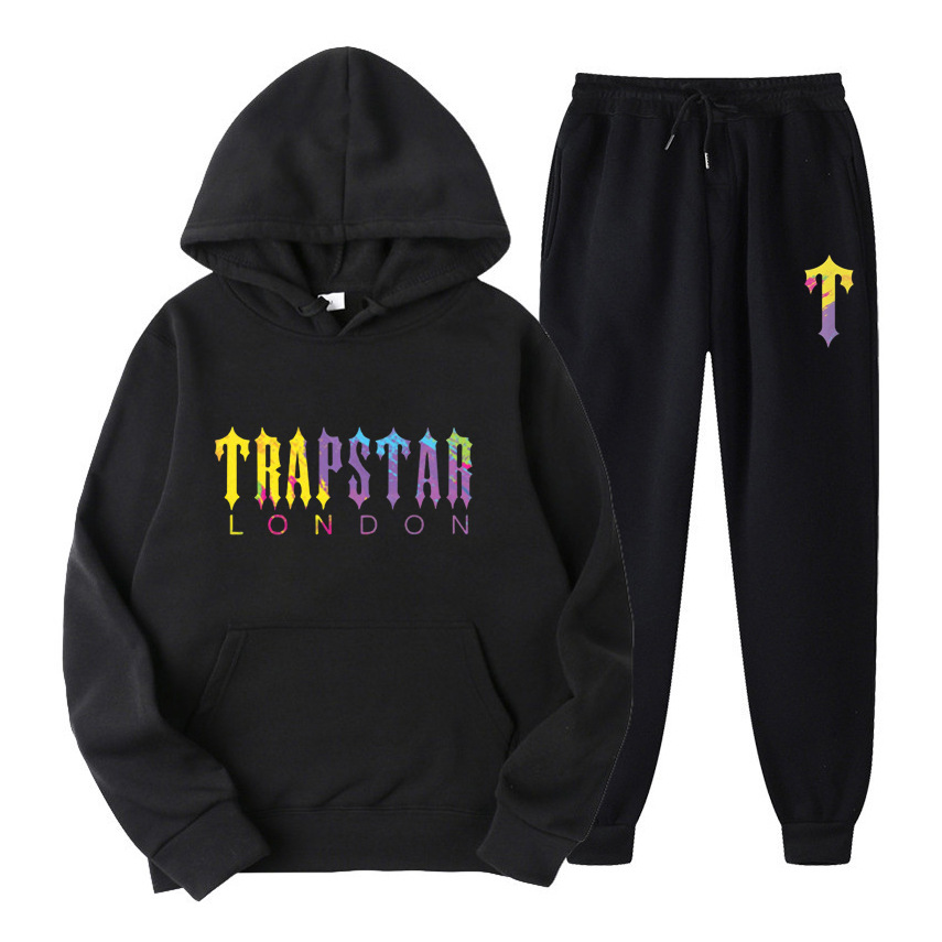Tracksuit Trapstar Brand Printed Sportswear Men's Warm Two Piece Loose Hoodie Sweatshirt and Pant Set, 11
Tracksuit Trapstar Brand Printed Sportswear Men's Warm Two Piece Loose Hoodie Sweatshirt and Pant Set, 11