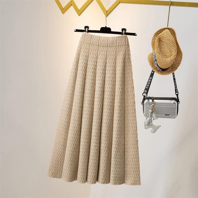 Skirts 2023 Women Autumn Winter Warm Solid Pleated Female High Waist Knitted Ladies Long Loose Sweater R820, Creamy-white
Skirts 2023 Women Autumn Winter Warm Solid Pleated Female High Waist Knitted Ladies Long Loose Sweater R820, Creamy-white