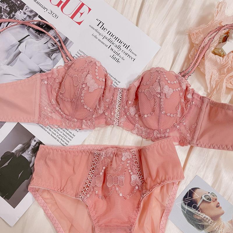 Bras Sets Embroidered Ultra-thin Bralette Strapless Lingerie Sexy Lace Half Cup Push-Up Support Anti-Sagging Bra Underwear, Black
Bras Sets Embroidered Ultra-thin Bralette Strapless Lingerie Sexy Lace Half Cup Push-Up Support Anti-Sagging Bra Underwear, Black