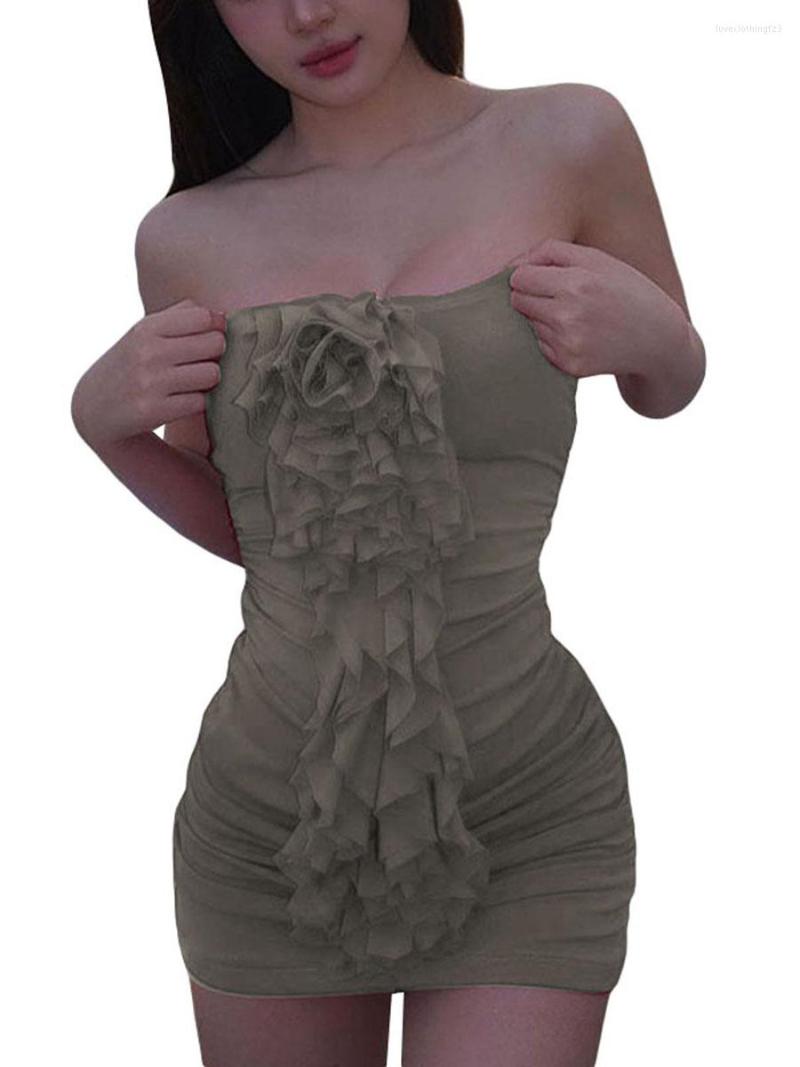 Casual Dresses Women Wrap Chest Bodycon Dress Solid Color Ruffles Boat Neck Strapless Backless Cocktail Party Club Mini, Black
Casual Dresses Women Wrap Chest Bodycon Dress Solid Color Ruffles Boat Neck Strapless Backless Cocktail Party Club Mini, Black