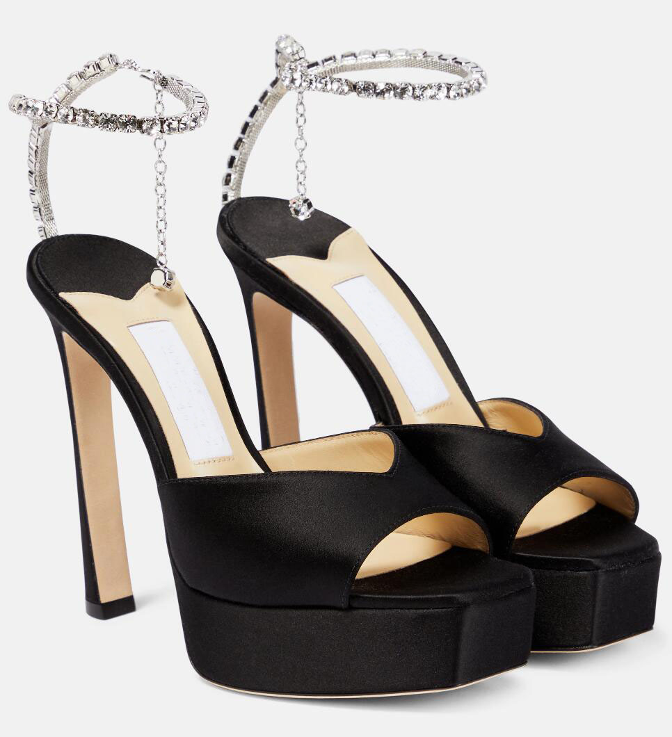 Top Luxury Saeda Women Platform Sandals Shoes with Crystal Chain High Heels Evening Dress Lady Gladiator Sandalias Discount Pumps EU35-43
Top Luxury Saeda Women Platform Sandals Shoes with Crystal Chain High Heels Evening Dress Lady Gladiator Sandalias Discount Pumps EU35-43