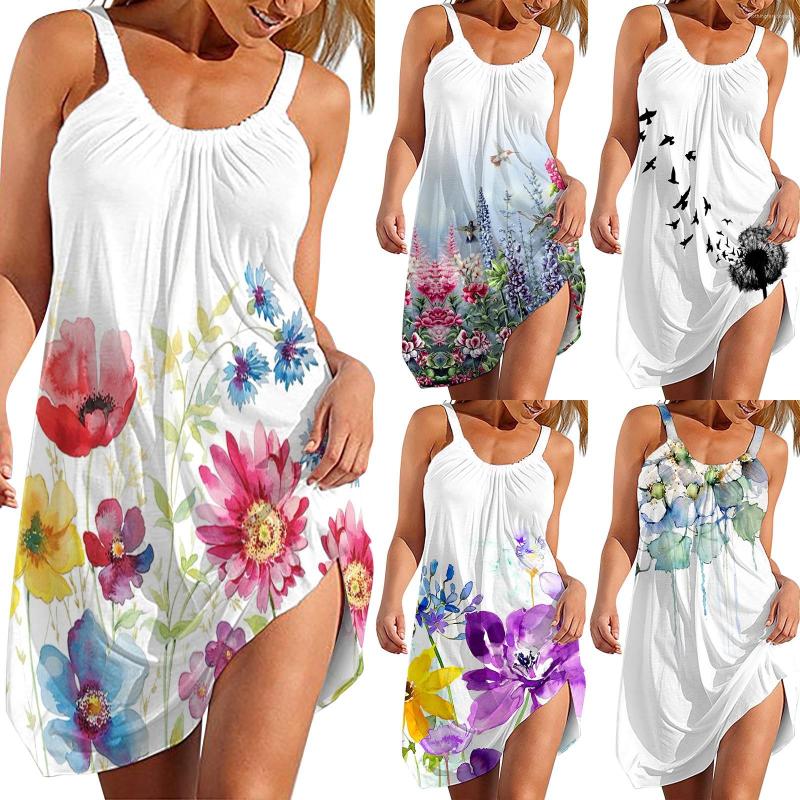 Casual Dresses Women Summer Floral Printed Dress Sexy Sleeveless Beach 2023 Camisole Elegant Sling, Black
Casual Dresses Women Summer Floral Printed Dress Sexy Sleeveless Beach 2023 Camisole Elegant Sling, Black