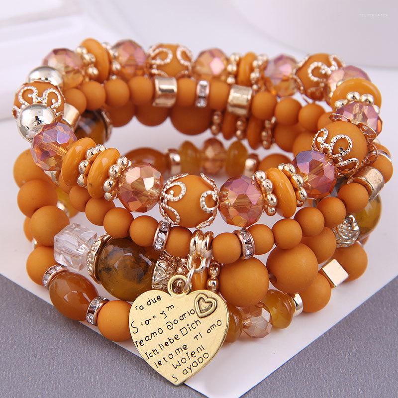 Charm Bracelets Fashion Women Charms Bijoux Crystal Beads Cuff Bangles Vintage Multilayer Jewelry Gifts
Charm Bracelets Fashion Women Charms Bijoux Crystal Beads Cuff Bangles Vintage Multilayer Jewelry Gifts