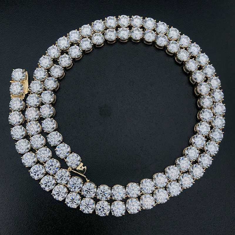 Real 10k 14k 18k Solid Gold S925 Sterling Silver 3mm 4mm 5mm 6.5mm d Vvs Moissanite Diamond Tennis Link Chain Bracelet Necklaces
Real 10k 14k 18k Solid Gold S925 Sterling Silver 3mm 4mm 5mm 6.5mm d Vvs Moissanite Diamond Tennis Link Chain Bracelet Necklaces