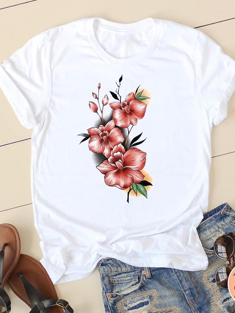 Women' T Shirts Short Sleeve Print T-shirts Ladies Casual Clothing Watercolor Flower Trend 90s Women Clothes Fashion Female Graphic Tee, Sn33438
Women' T Shirts Short Sleeve Print T-shirts Ladies Casual Clothing Watercolor Flower Trend 90s Women Clothes Fashion Female Graphic Tee, Sn33438