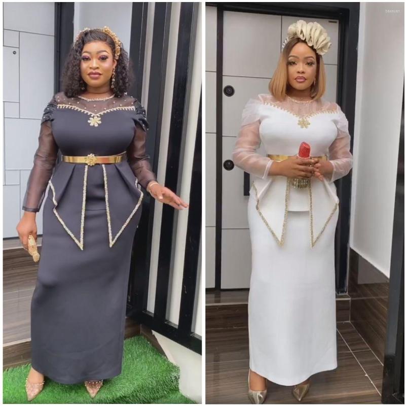 Ethnic Clothing Summer Elegant African Long Sleeve O-neck Polyester White Green Black Purple Dress Maxi Dresses For Women
Ethnic Clothing Summer Elegant African Long Sleeve O-neck Polyester White Green Black Purple Dress Maxi Dresses For Women