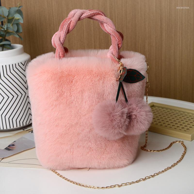 Evening Bags Fashion Cherry Bucket Bag Women's Pastoral Style Plush Handbags Faux Fur Makeup Shoulder Chain Ball Change Purses, Bow white
Evening Bags Fashion Cherry Bucket Bag Women's Pastoral Style Plush Handbags Faux Fur Makeup Shoulder Chain Ball Change Purses, Bow white