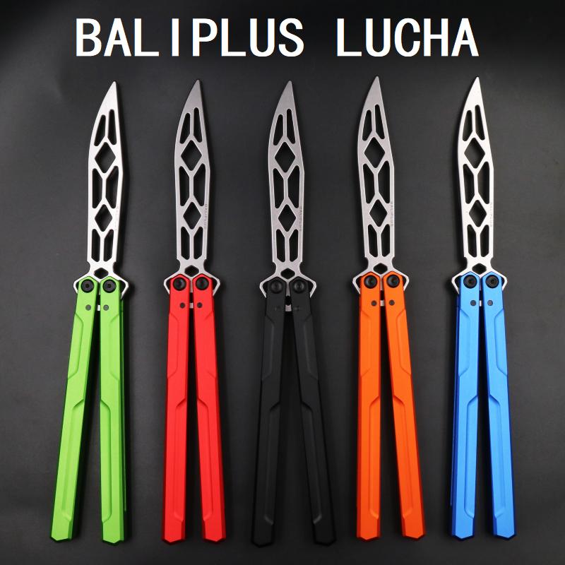 Tools BALIPLUS LUCHA Butterfly Knife Aluminum Handle KVT Bearing Structure Balisong Pocket Practice Training EDC Tool for Outdoor Game
Tools BALIPLUS LUCHA Butterfly Knife Aluminum Handle KVT Bearing Structure Balisong Pocket Practice Training EDC Tool for Outdoor Game