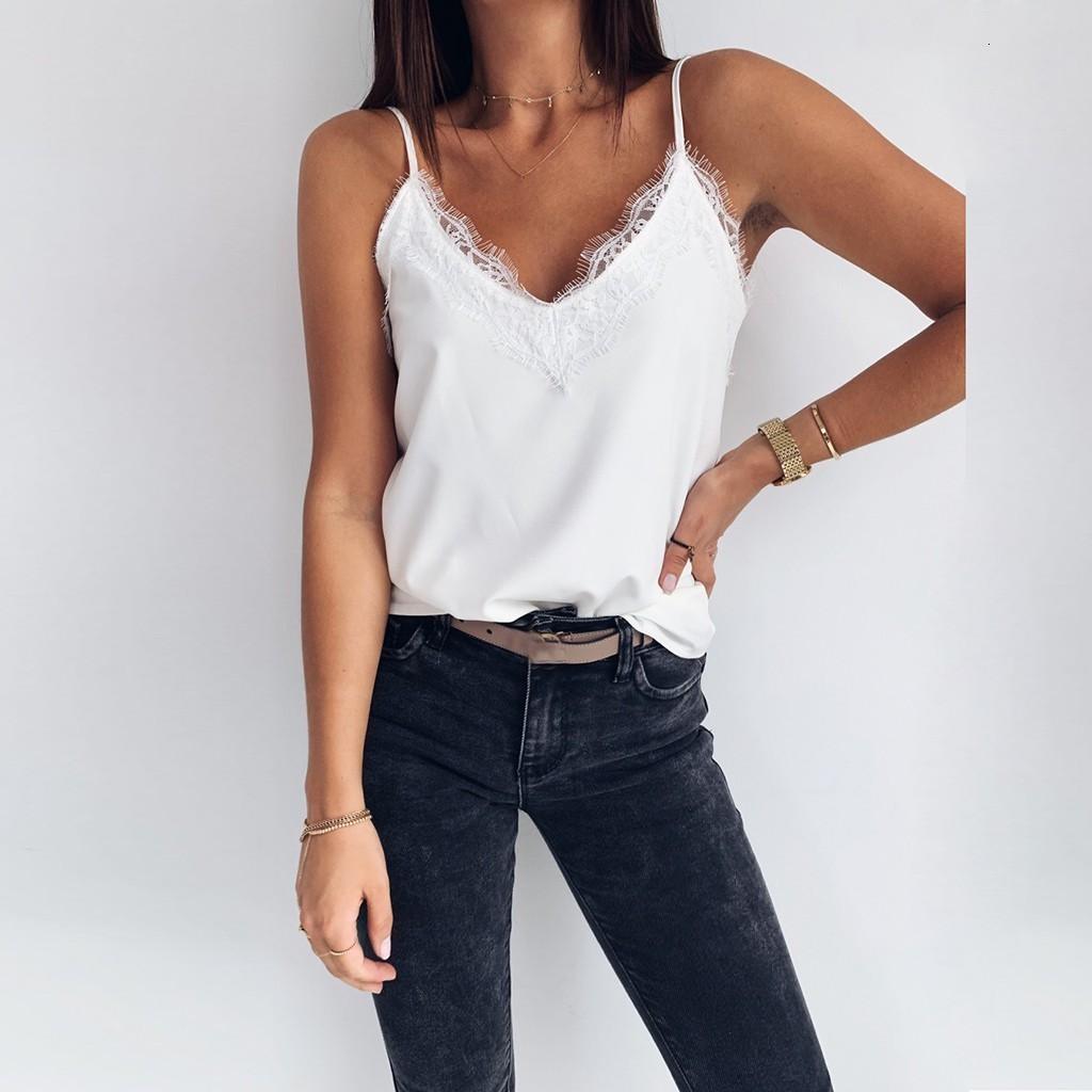 Camisoles Tanks Summer Women Tank V Neck Lace Spaghetti Strap Off Shoulder Tops Casual Female Modis Sleeveless Clubwear Camis 230508, Wh
Camisoles Tanks Summer Women Tank V Neck Lace Spaghetti Strap Off Shoulder Tops Casual Female Modis Sleeveless Clubwear Camis 230508, Wh