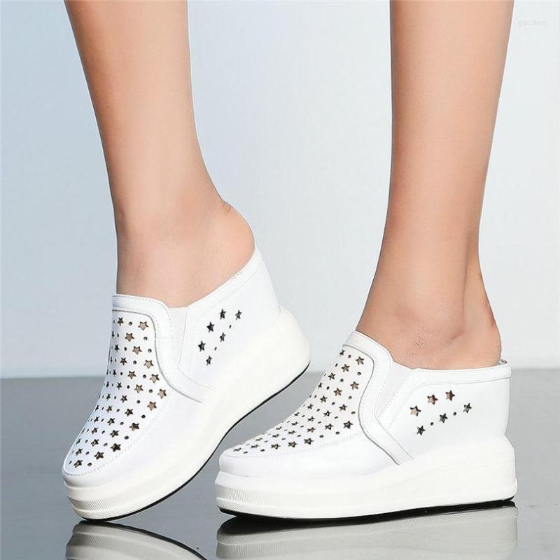 Sandals Chic Summer Slippers Womens Cow Leather Wedges Platform Gladiator High Heel Party Pumps Casual Shoes Punk Goth Creepers, Black2
Sandals Chic Summer Slippers Womens Cow Leather Wedges Platform Gladiator High Heel Party Pumps Casual Shoes Punk Goth Creepers, Black2