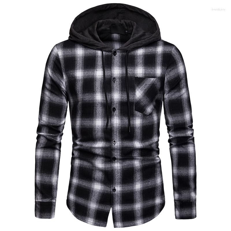Men's Casual Shirts Mens Plaid Hooded Shirt Long Sleeve Button Down Fleece Hoodie, Yy172-1
Men's Casual Shirts Mens Plaid Hooded Shirt Long Sleeve Button Down Fleece Hoodie, Yy172-1