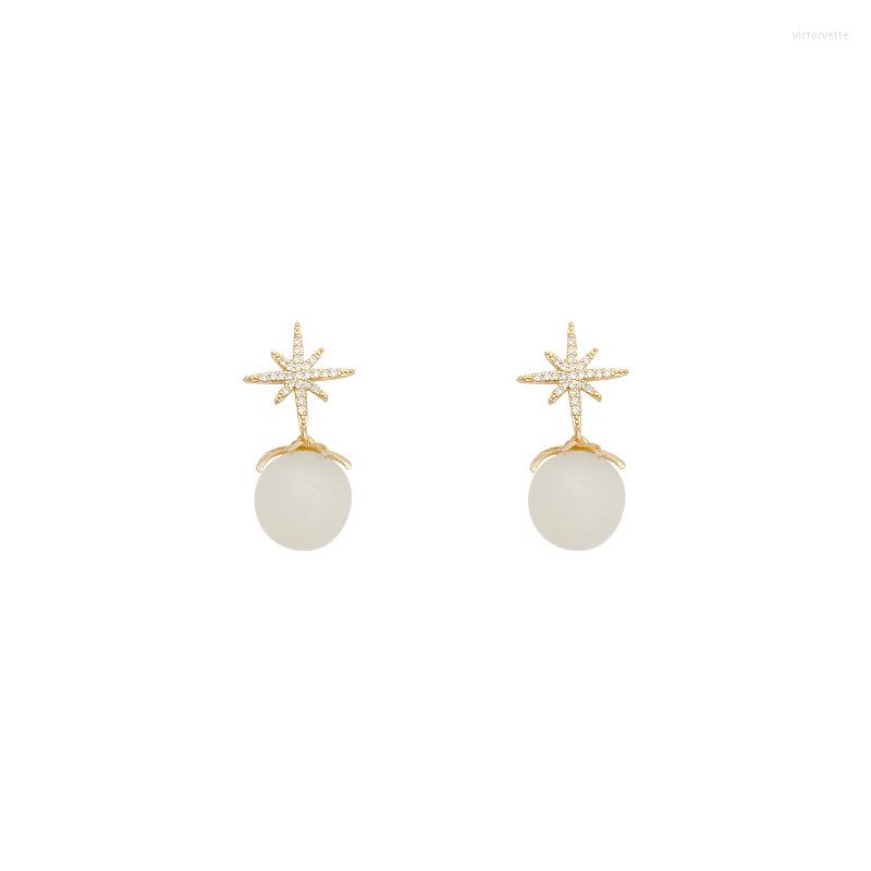 Dangle Earrings Micro Inlaid Six Star For Women With High Sense Light Luxury Opal Pendant Fashion Temperament Accessories Jewelry 2023
Dangle Earrings Micro Inlaid Six Star For Women With High Sense Light Luxury Opal Pendant Fashion Temperament Accessories Jewelry 2023