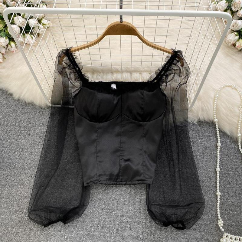 Women's T Shirts Girls' Mesh Long Sleeve Pullovers 2023 Spring Autumn Korean Style Casual Spliced Square Neck Shirt Women's Slim Fit, White
Women's T Shirts Girls' Mesh Long Sleeve Pullovers 2023 Spring Autumn Korean Style Casual Spliced Square Neck Shirt Women's Slim Fit, White